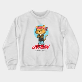 Urban Cat Crewneck Sweatshirt